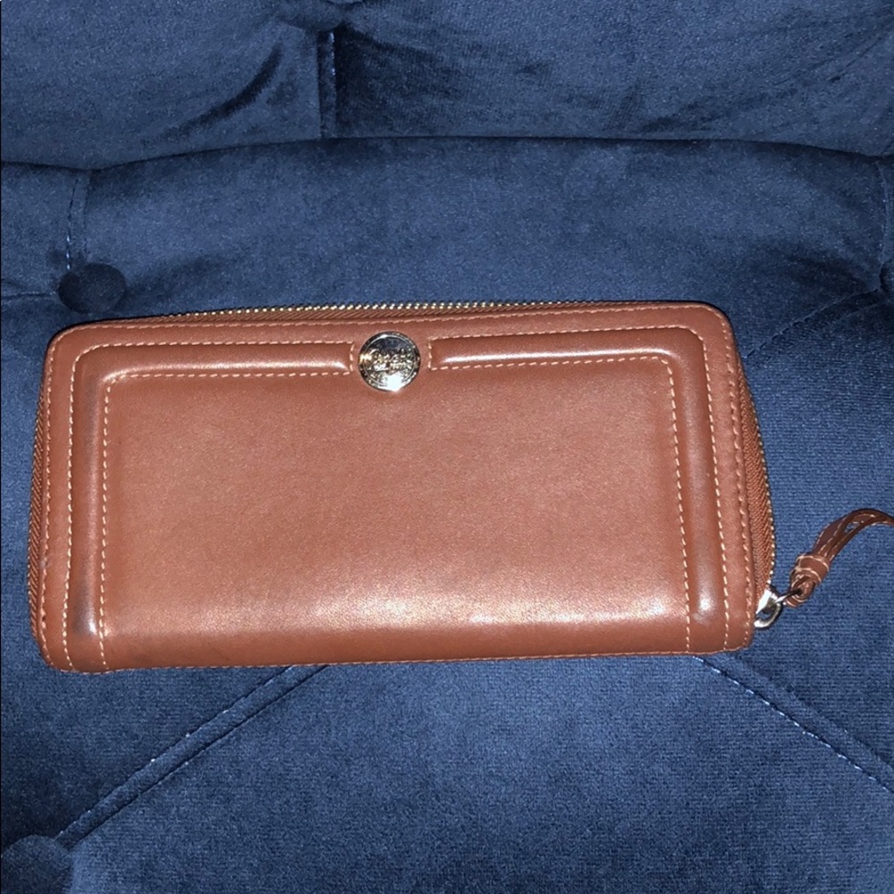 coach leather wallet